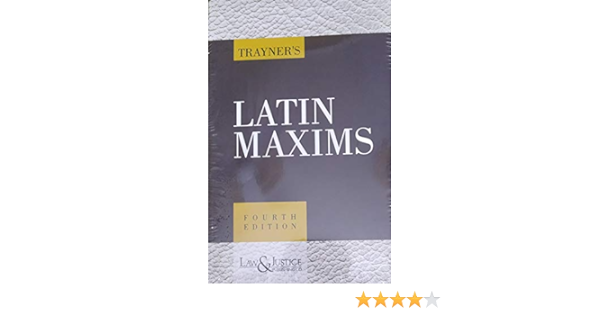 Latin Maxims